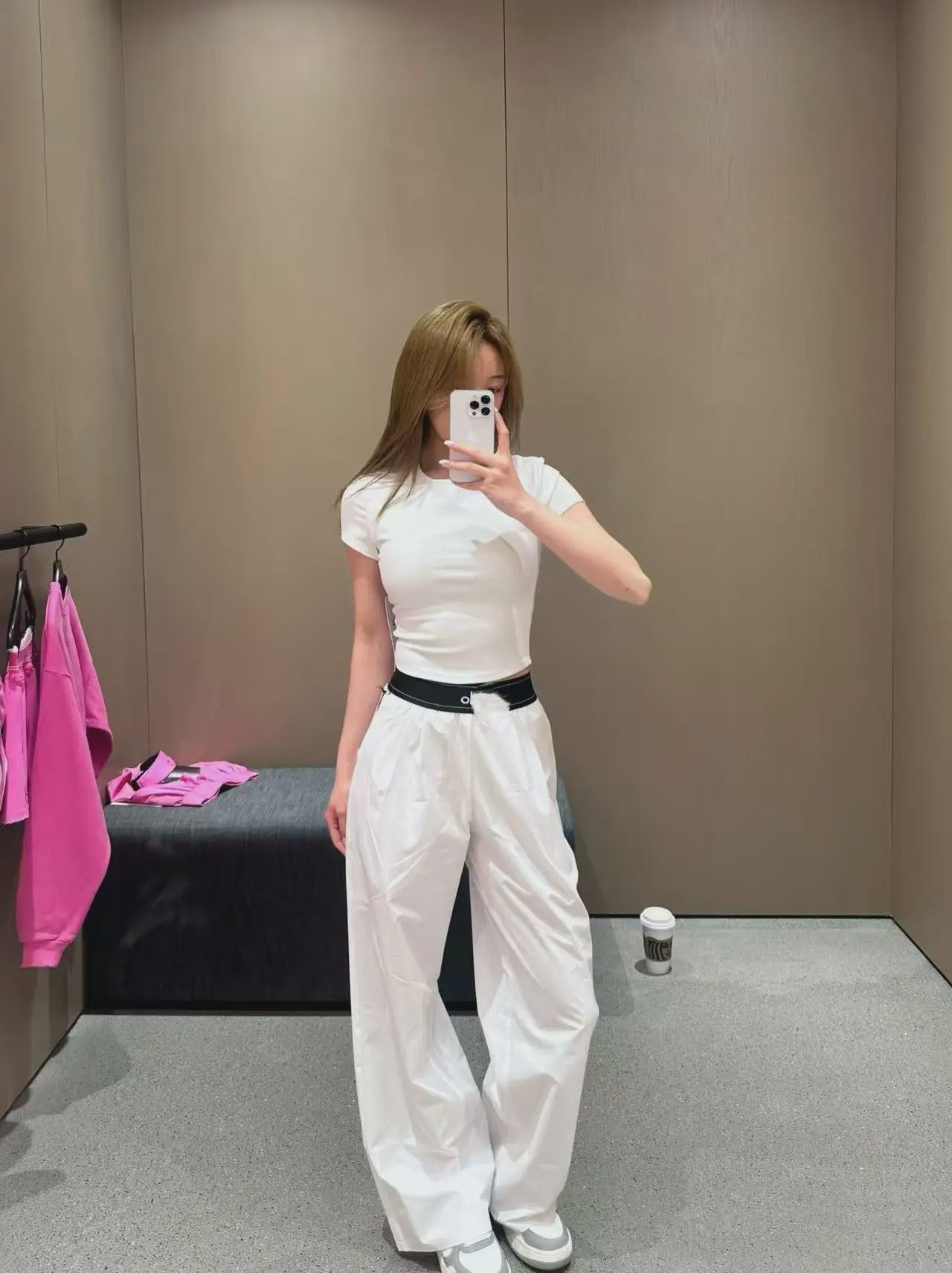 Dames Wijde Leg Broek - Hoge Taille, Ademend & Comfortabel voor Yoga en Casual Gebruik