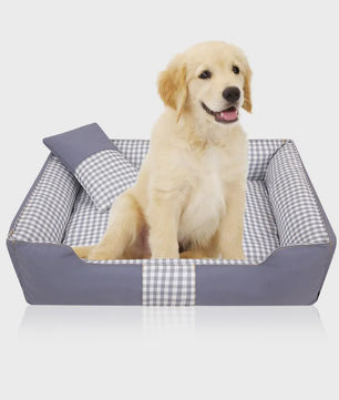 Comfortabel Hondenhok & Kattenmand - Wasbaar, Waterdicht Slaapbed voor Puppy's en Kleine Honden