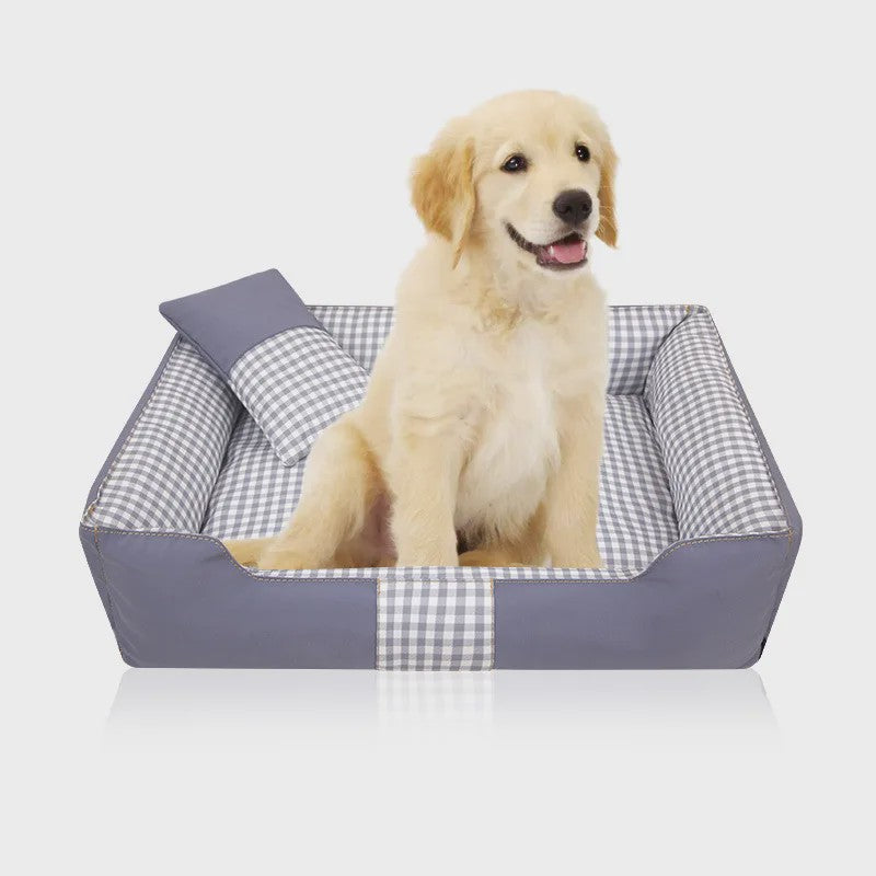 Comfortabel Hondenhok & Kattenmand - Wasbaar, Waterdicht Slaapbed voor Puppy's en Kleine Honden