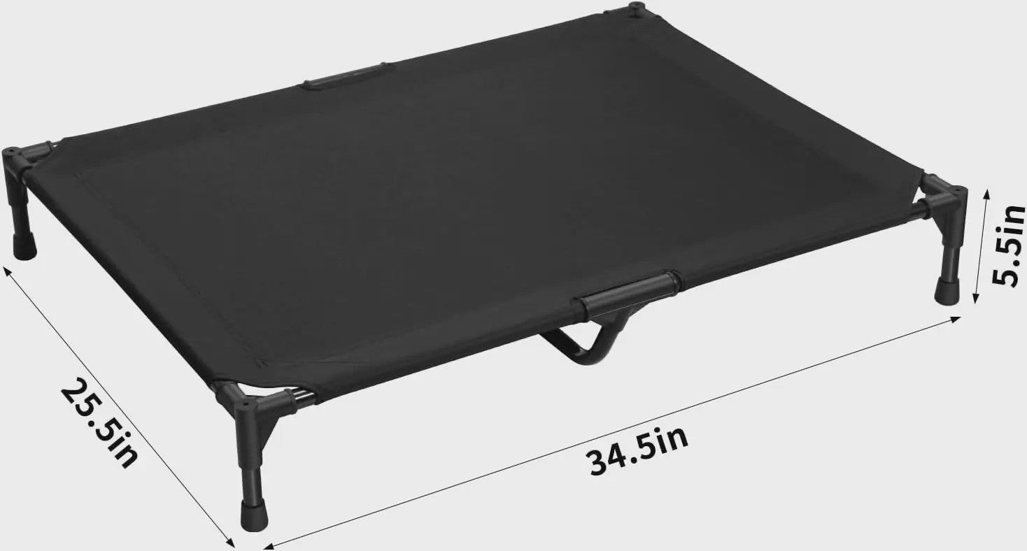 Verhoogd Hondenbed met Metalen Frame - Koel en Comfortabel voor Hond en Kat