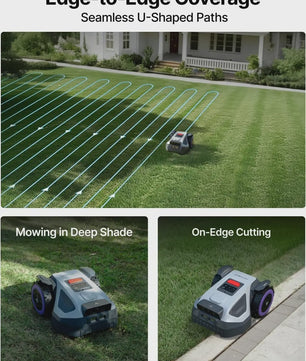 ANTHBOT M9 Robotmaaier: Draadloze RTK+Vision grasmaaier met AI, app-bediening en multi-zone mapping