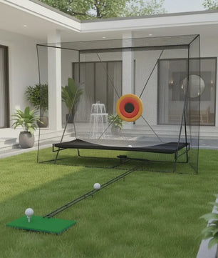 Golf Swing Oefennet met Bal Retour en Draagtas - 2.8x2.4x1.2m