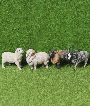 Realistische Boerderij- en Wilde Dierenfiguren: Schapen, Geiten, Antilopen & Meer - Cadeau Speelgoed