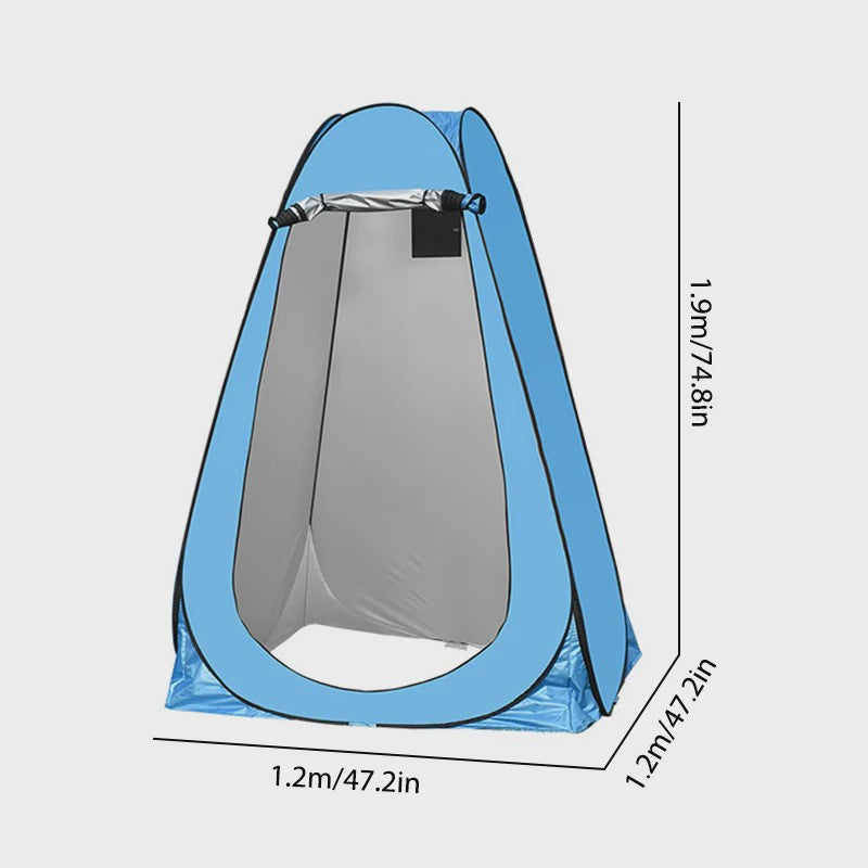 Pop-Up Privacy Tent: Draagbaar Toilet, Douche & Kleedkamer voor Buiten