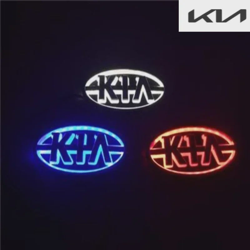 Verlicht KIA Logo Embleem voor Motorkap & Kofferbak - Diverse Modellen
