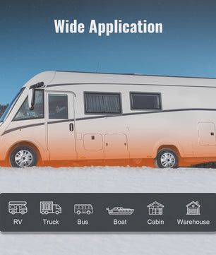 Krachtige Diesel Luchtverwarmer 2/8KW met Afstandsbediening en 10L Tank - Ideaal voor Camper, Boot & Voertuigen