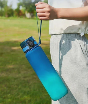Grote Sport Waterfles 1 Liter - Draagbaar & Ideaal voor Fitness en Reizen