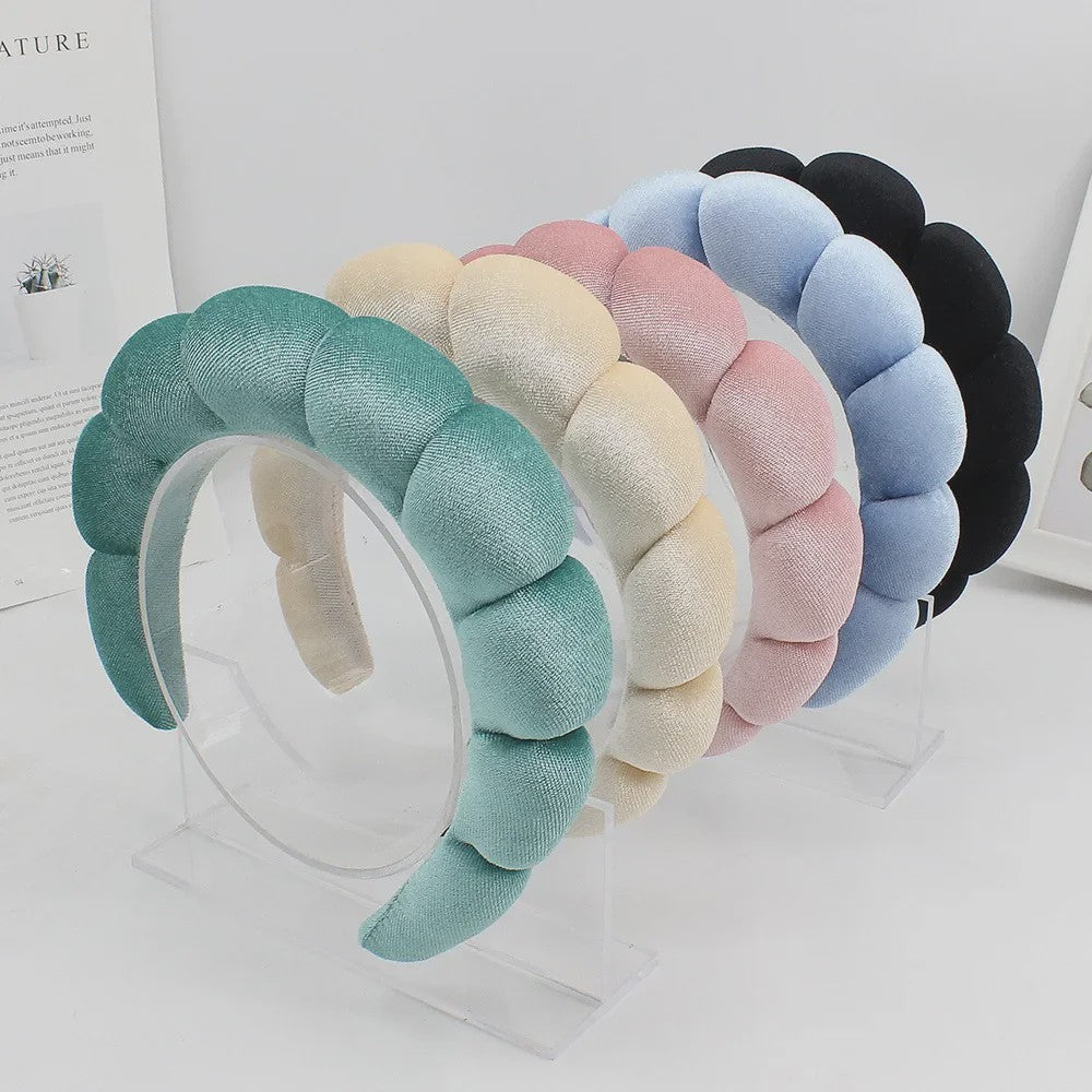 Luxe Velours Make-up Hoofdband - Comfortabel voor Gezichtswas & Huidverzorging