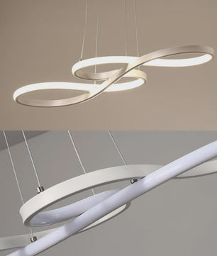 Moderne LED Plafondlamp met Afstandsbediening - Goudkleurig, Dimbare Hanglamp voor Keuken of Eettafel