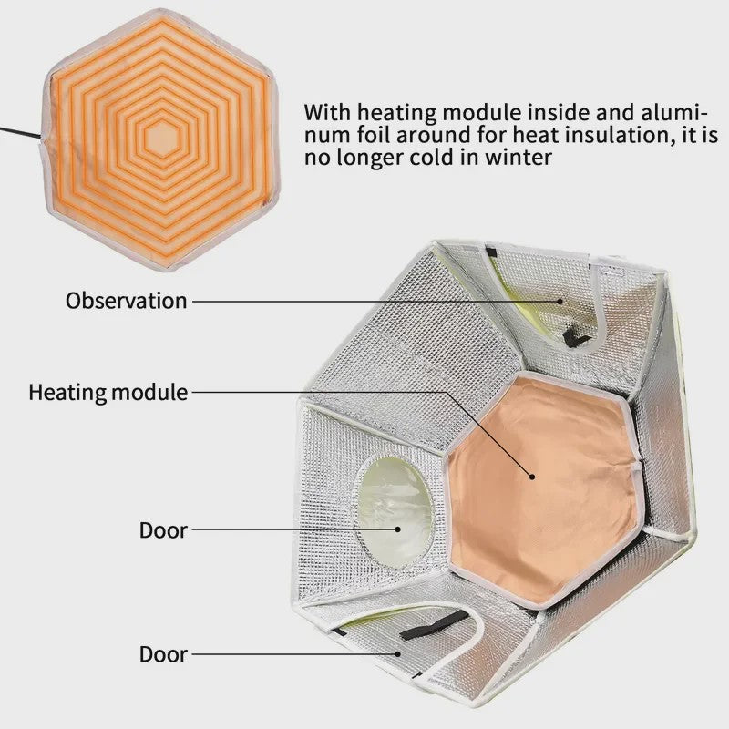 Kuikenbroedmachine Warmtehoes - Veilige en Constante Warmte voor Jonge Kuikens
