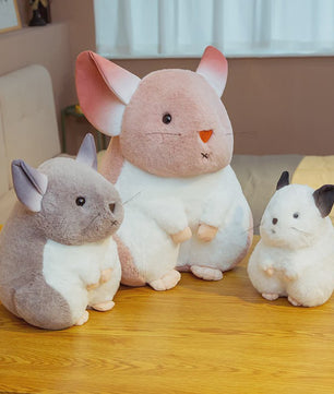 Schattige Chinchilla Pluche Kussen - Zacht Pluche Dier Speelgoed voor Kinderen