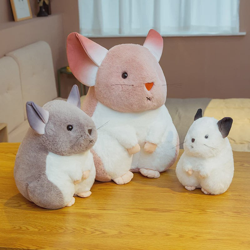 Schattige Chinchilla Pluche Kussen - Zacht Pluche Dier Speelgoed voor Kinderen