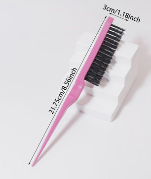 Professionele Rat Tail Borstel voor Backcombing, Volume en Scalp Massage - Ideaal voor Pruiken