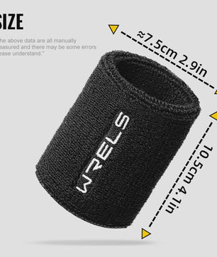 WRELS Sport Polsband - Zweetabsorberend Terry Cloth voor Fitness, Tennis, Yoga
