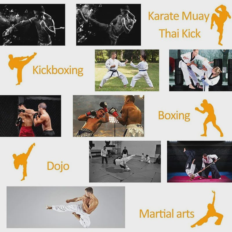Gebogen Bokszakken - PU Leer Trainingspads voor Kickboksen, Muay Thai, Karate - Volwassenen & Kinderen
