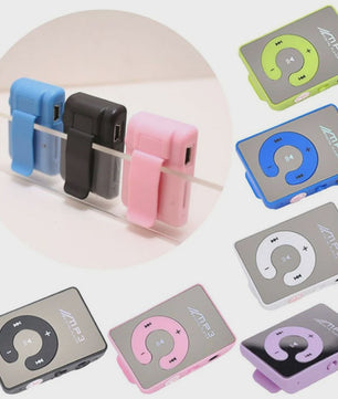 Compacte Mini MP3 Speler met Clip - Draagbare Muziekspeler voor Studenten - Ondersteunt 16GB TF Kaart