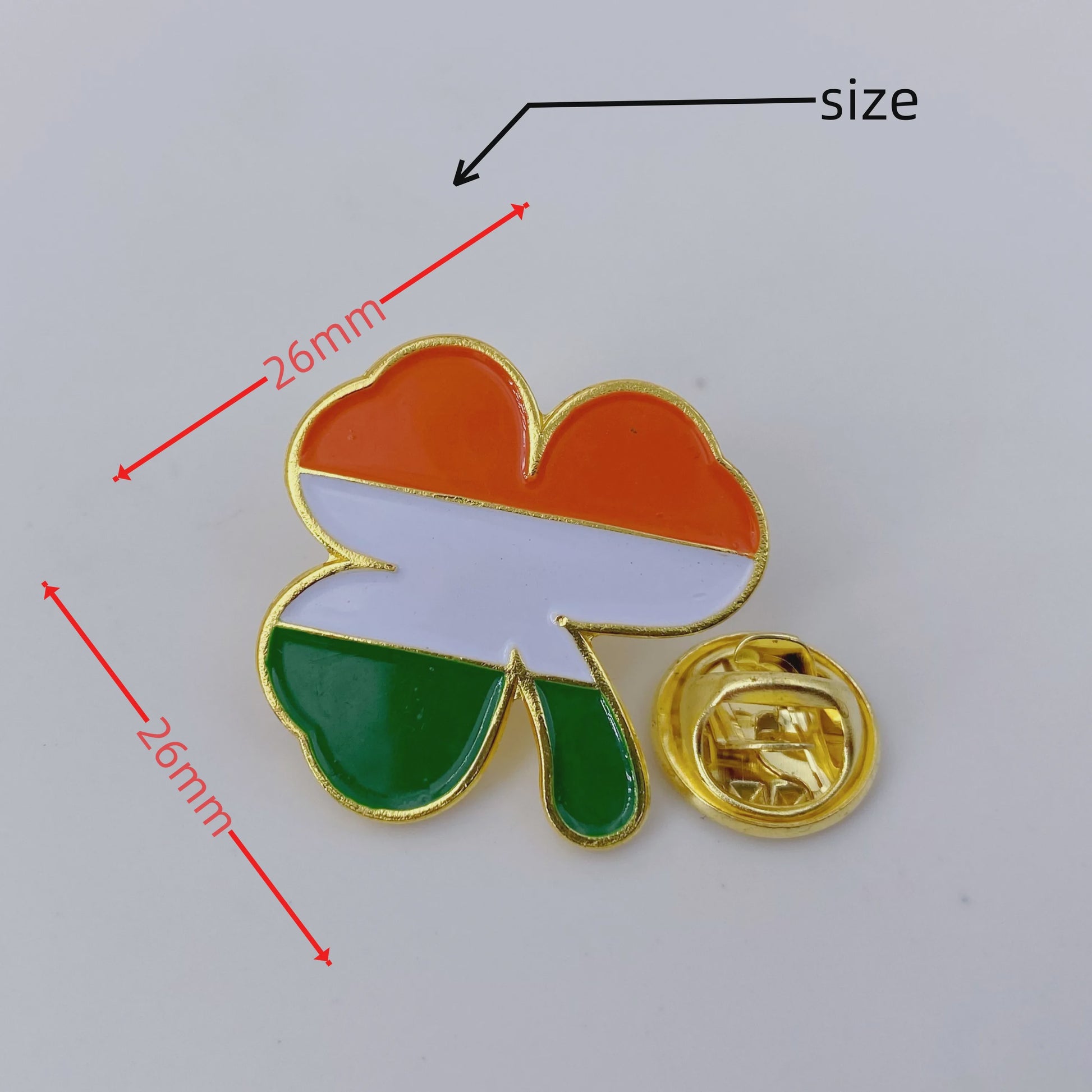 Ierse Klavertje Vier Speldjes - St. Patrick's Day - 5, 10, 50 of 100 Stuks