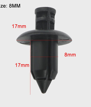 20x Kunststof Push Clips voor Motor Kuipdelen - 6mm, 7mm, 8mm
