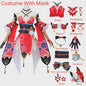 Honkai Star Rail Sparkle Cosplay Kostuum Set - Compleet met Pruik & Masker voor Dames