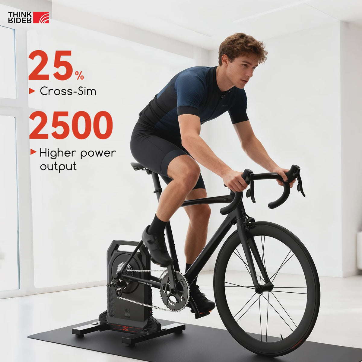 ThinkRider XXPRO Direct Drive Smart Bike Trainer - Krachtige Indoor Fietservaring