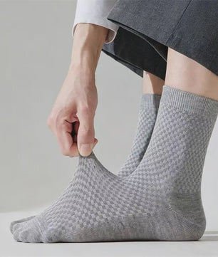 10 Paar Heren Bamboe Sokken - Comfortabel, Ademend & Stijlvol (EU 38-45)