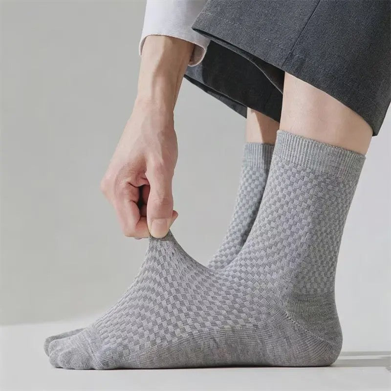 10 Paar Heren Bamboe Sokken - Comfortabel, Ademend & Stijlvol (EU 38-45)