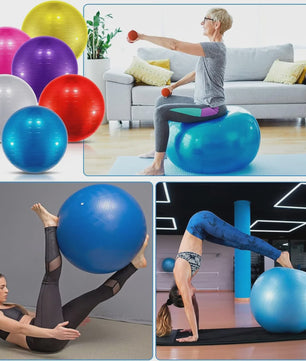 Fitness Bal / Yogabal - 55-75cm - Anti-Burst - Gym, Pilates, Balans Training