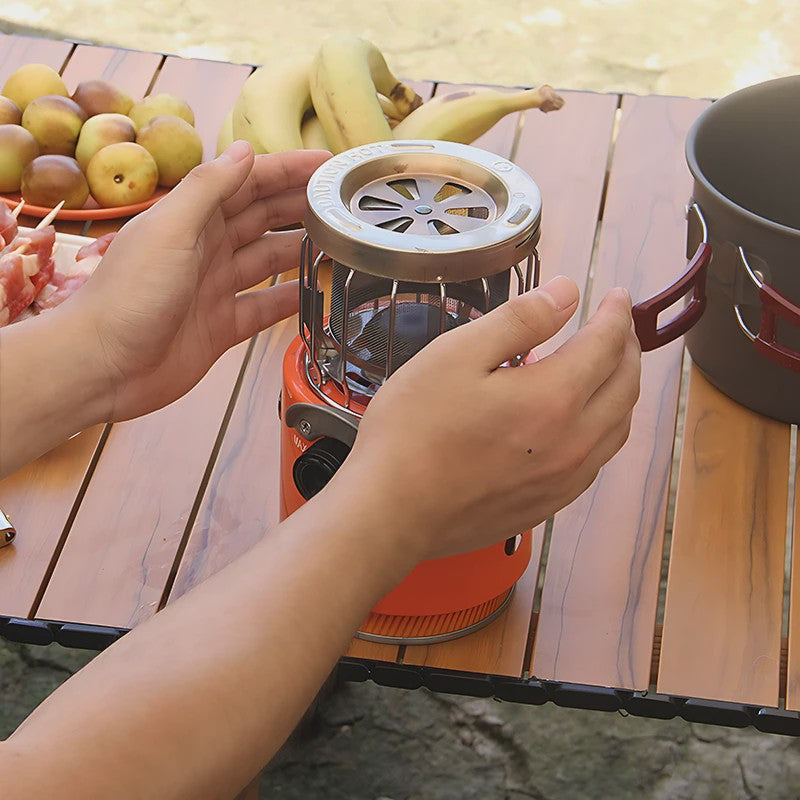 WESTTUNE 2-in-1 Draagbare Camping Gasbrander & Kachel - Koken en Verwarmen