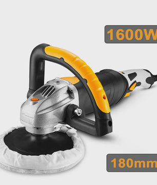 DEKO 1600W Elektrische Polijstmachine 180mm - Variabele Snelheid voor Auto en Vloer