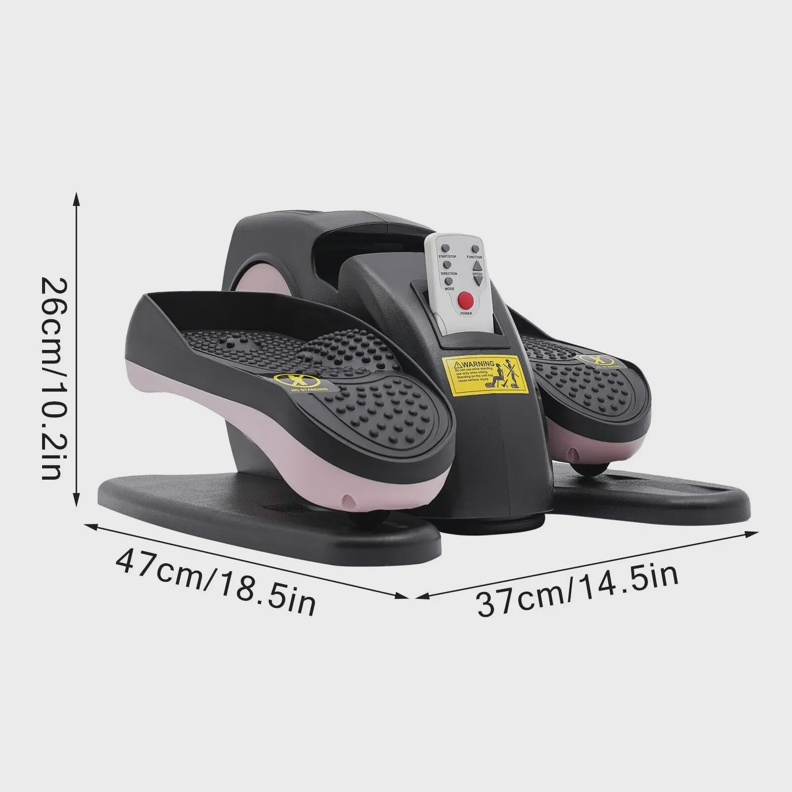 Elektrische Mini Hometrainer met LCD - Zittend Fietsapparaat voor Benen en Voeten