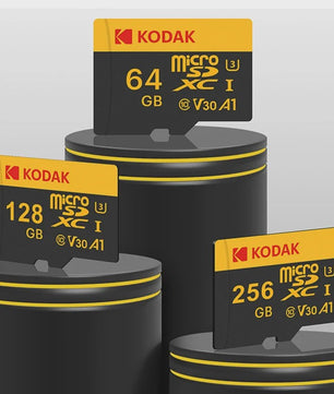KODAK Micro SD Kaart 16GB - 256GB | Class 10 U3 4K | TF Kaart voor Drone & Telefoon