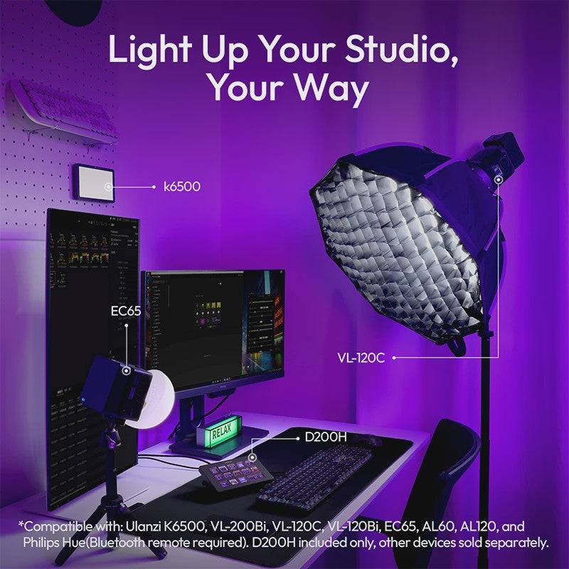 Ulanzi D200H Stream Controller & Docking Station: Streamline Editing & Live Streaming