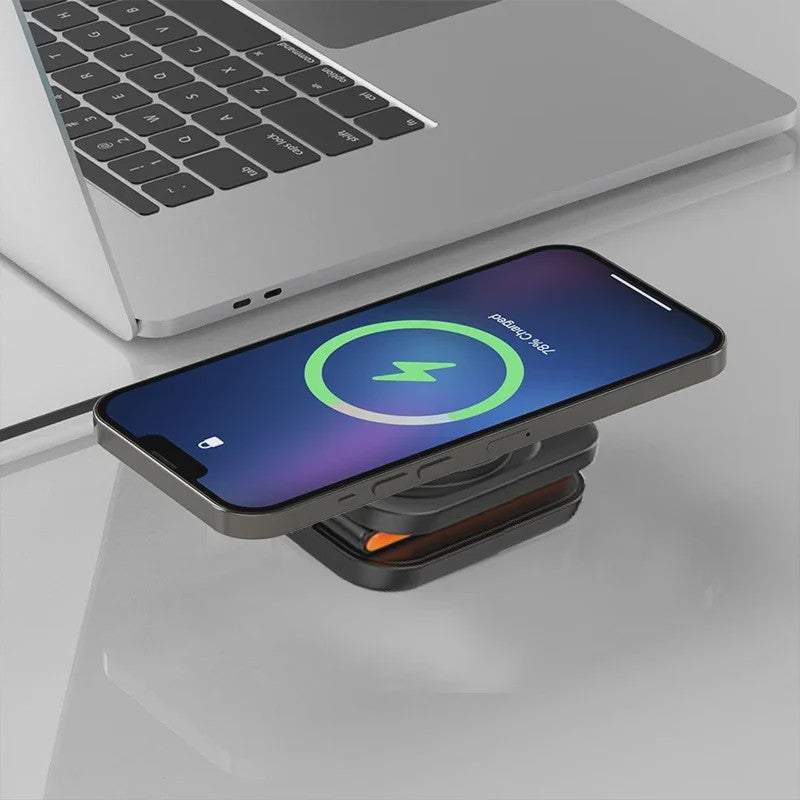 3-in-1 Magnetische Oplaadstation voor iPhone, Apple Watch & AirPods - Opvouwbaar