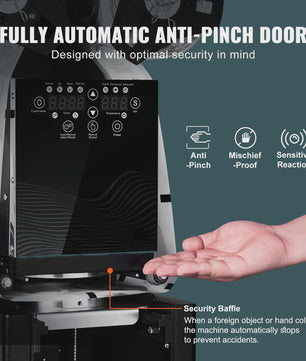 Volautomatische Cup Sealer Machine met LCD - 500-650 Cups/Uur