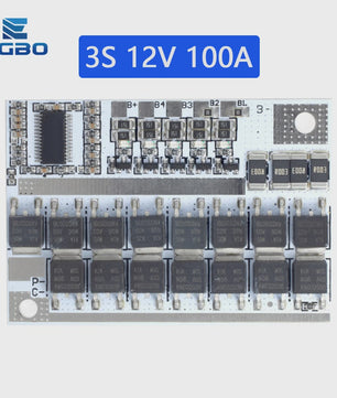 100A BMS Beschermingsbord voor 3S/4S/5S Li-ion Batterijen (12.6V-21V)