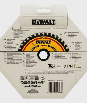 DeWalt DT90259-QZ Houtzaagblad 184mm x 20mm, 40T - Robuust Cirkelzaagblad voor Constructie