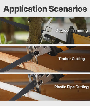 Vearter S644D 5-delige Reciprozaagbladen Set - 150mm (6") HCS, 6 TPI - Voor Hout & PVC