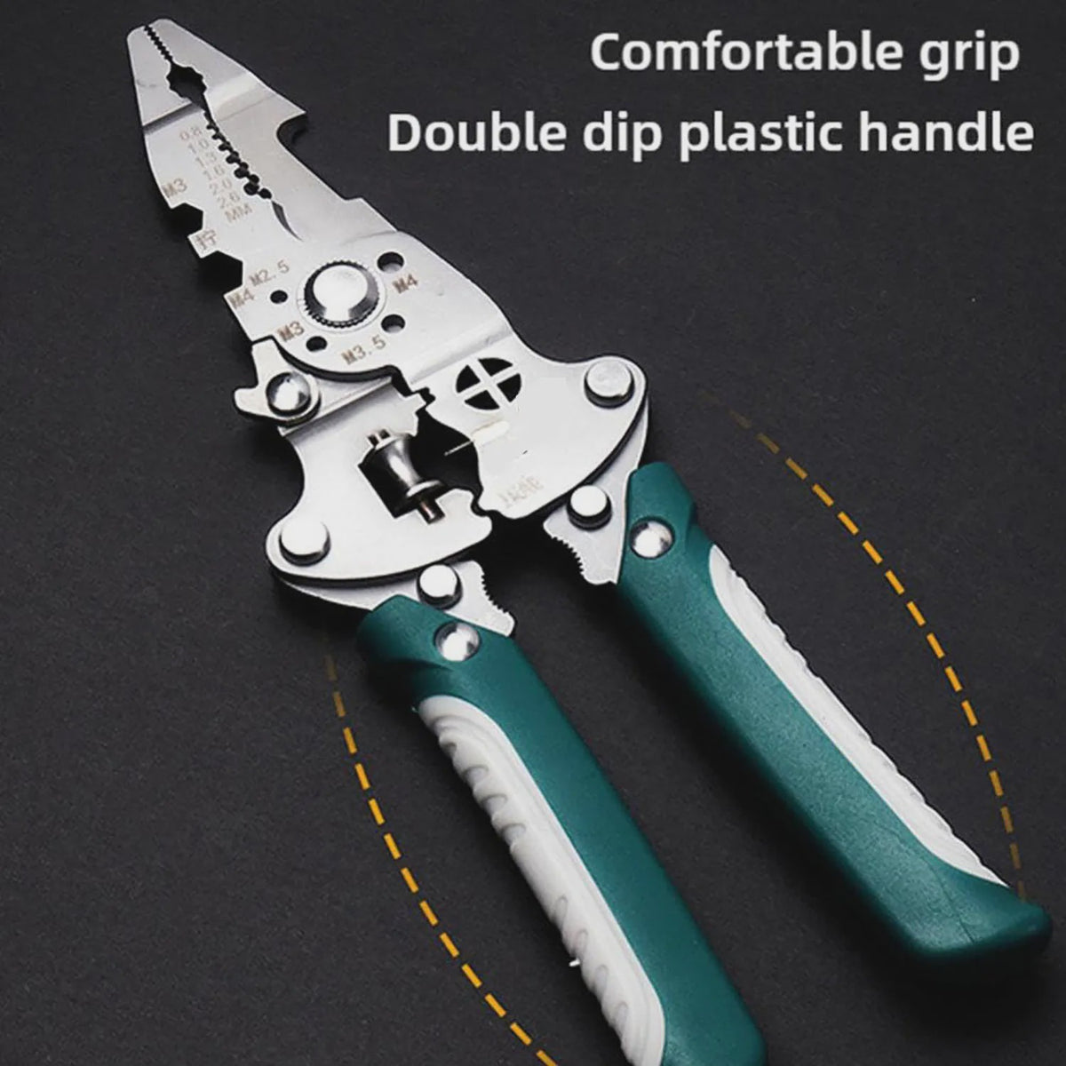 18-in-1 Multifunctionele Tang: Draadstripper, Krimper & Knipgereedschap
