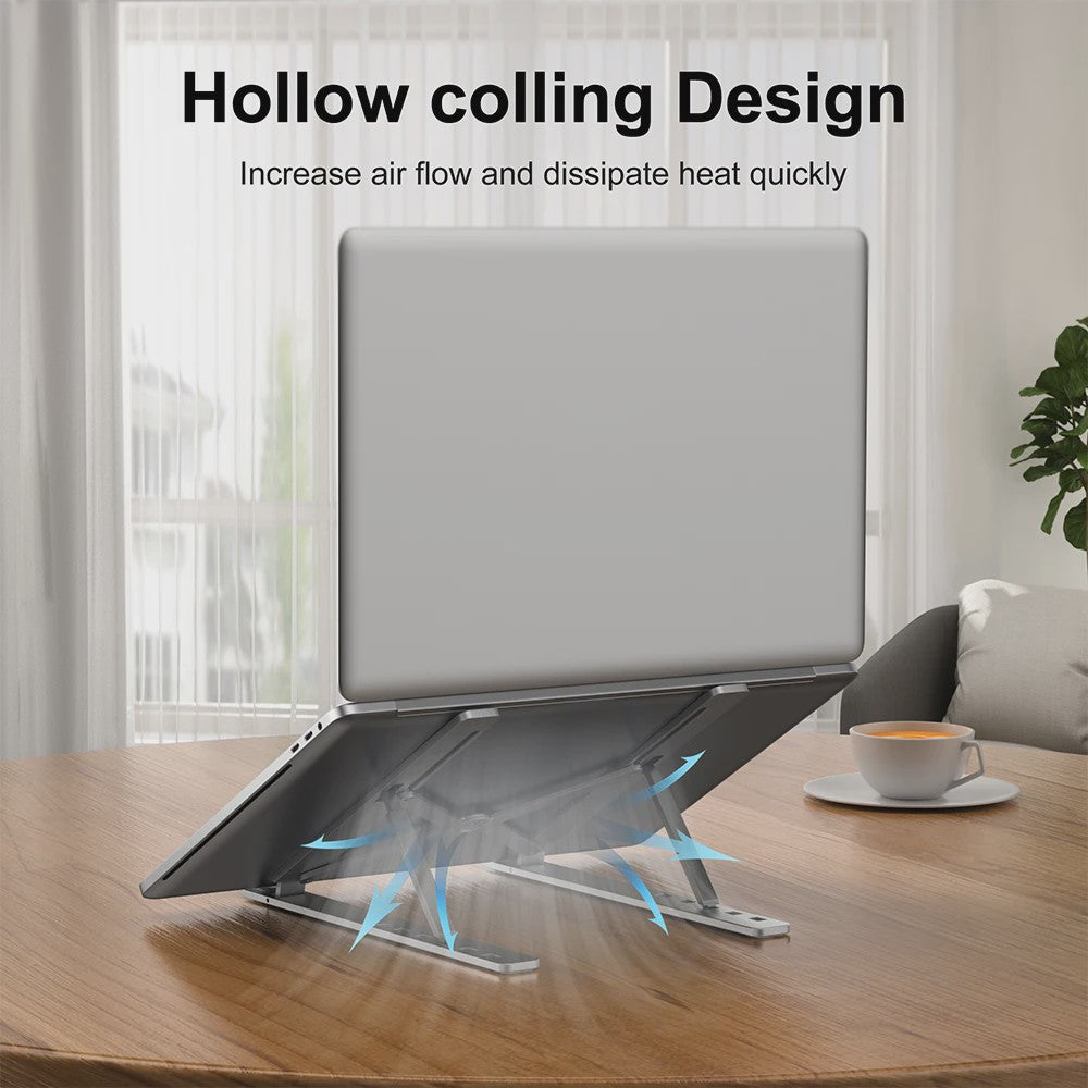 Verstelbare Aluminium Laptopstandaard - Ergonomisch & Koelend