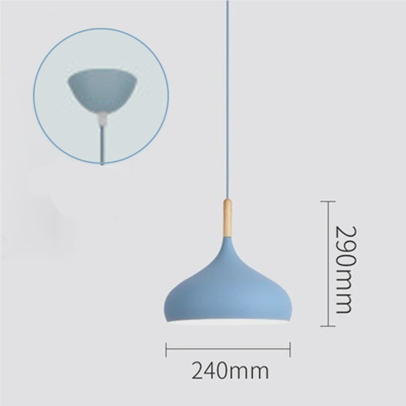 Kleurrijke Retro Industriële Hanglamp - Vintage Stijl voor Keuken, Restaurant, Woonkamer & Meer