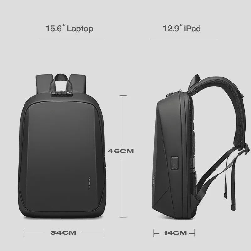 BANGE Anti-diefstal Waterdichte Laptop Rugzak met USB - Zakelijk & Reizen