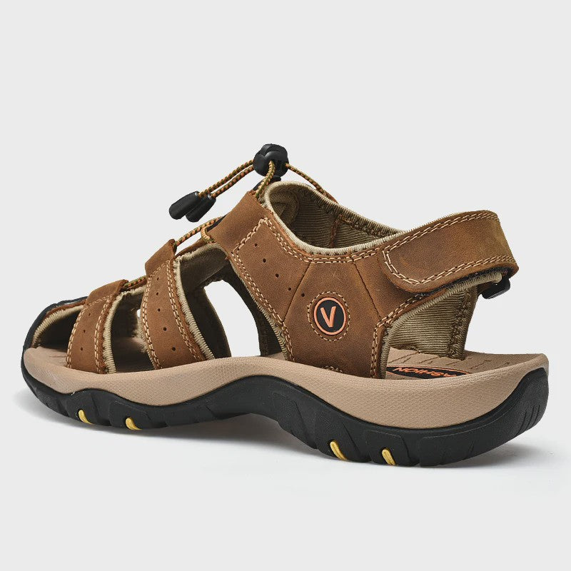 Leren Heren Sandalen - Comfortabele Zomer Schoenen voor Strand en Casual Gebruik (Maat 38-48)