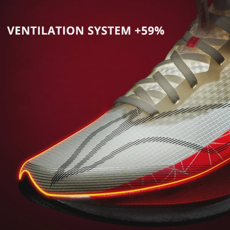Li-Ning Red Hare 9 Pro Dames Hardloopschoenen - BOOM FIBER, Lichtgewicht & Reflectief