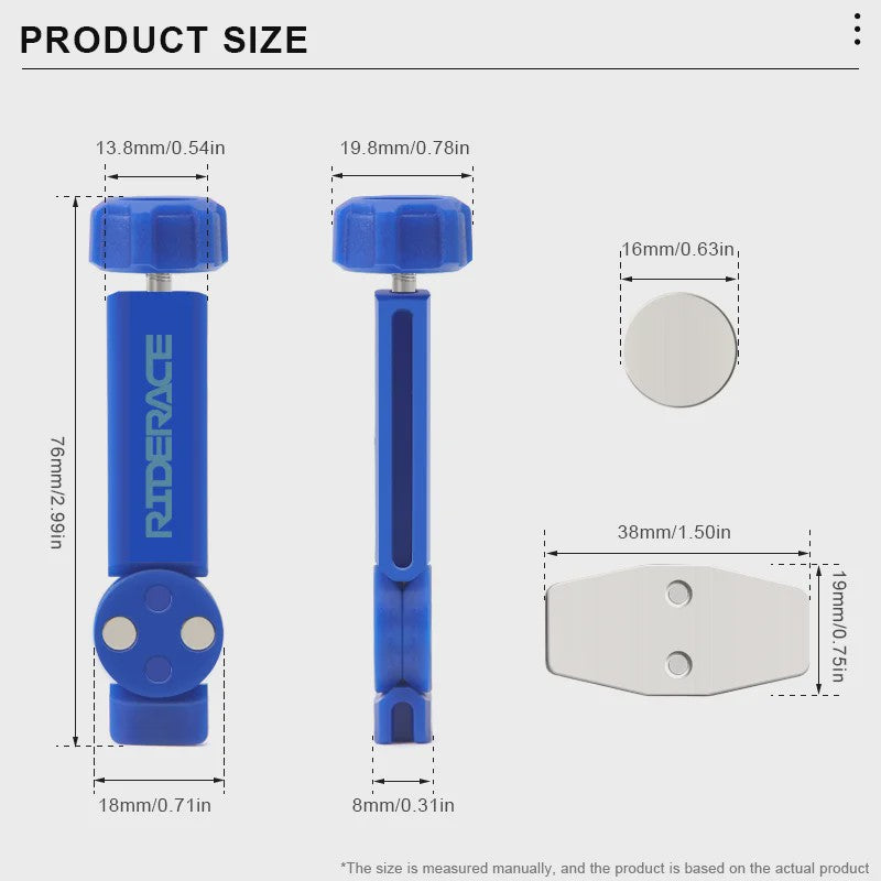 RIDERACE Fietspomp Remzuiger Reset Tool - Hydraulische Schijfrem Piston Presser voor 2/4 Zuigers
