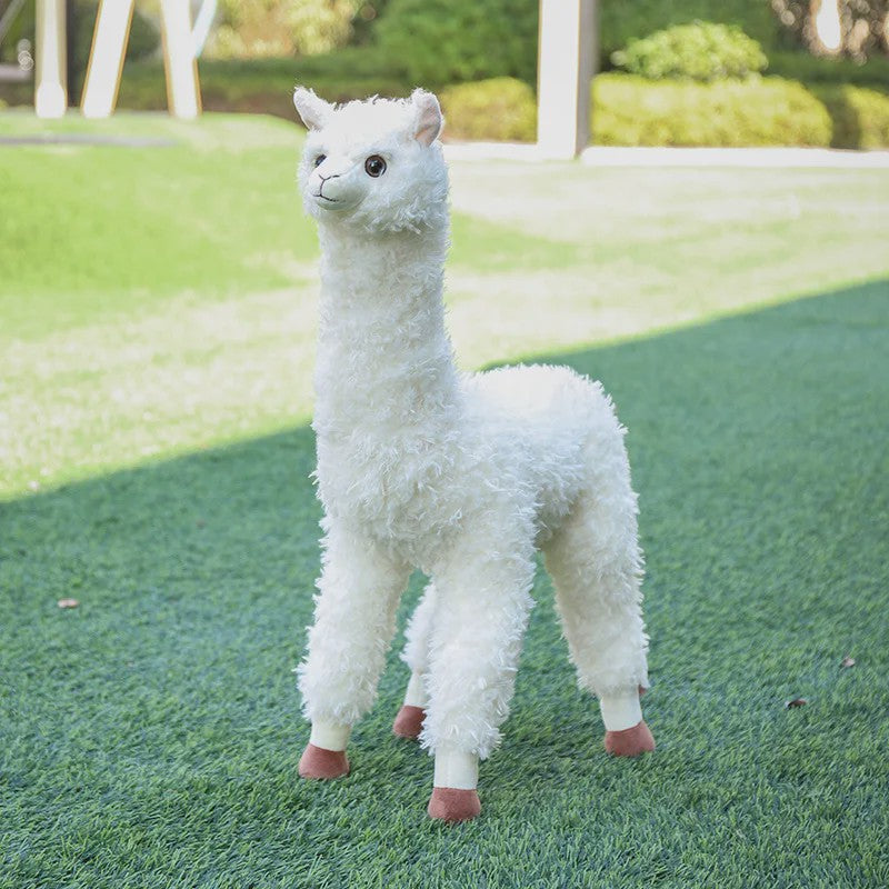 Pluche Alpaca Knuffel - Levensechte Llama Speelgoed in Verschillende Maten (38-140cm)