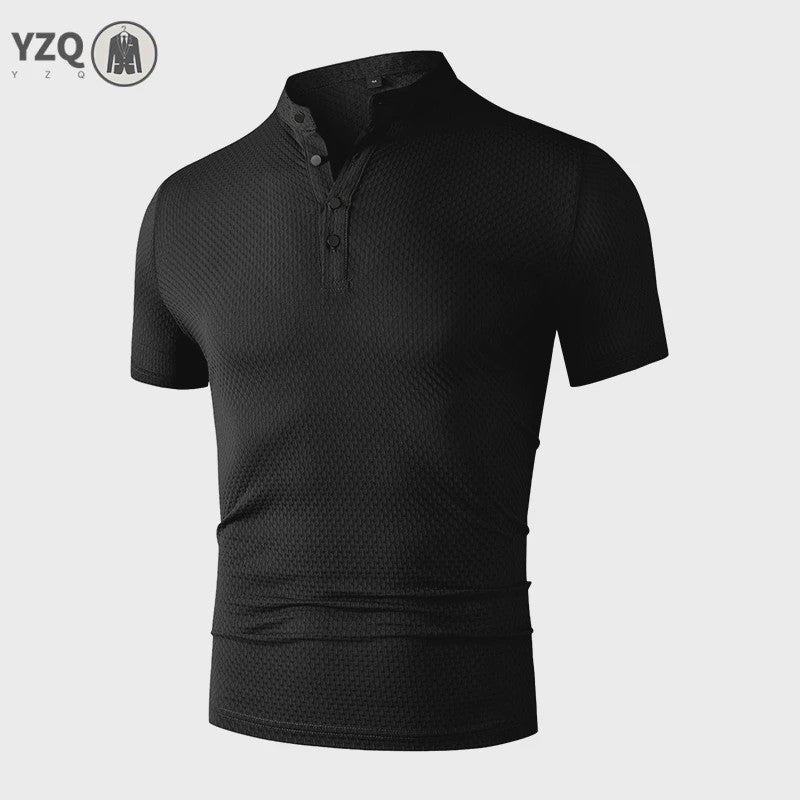 Heren Poloshirt Korte Mouw - Ademend & Comfortabel Zomer T-shirt