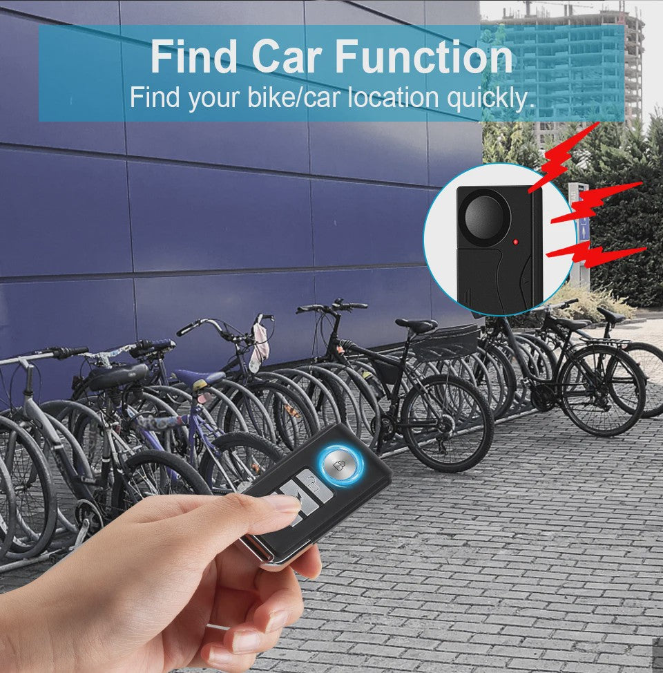 Draadloos Anti-diefstal Alarm 110 dB voor Fiets & Motor met Afstandsbediening