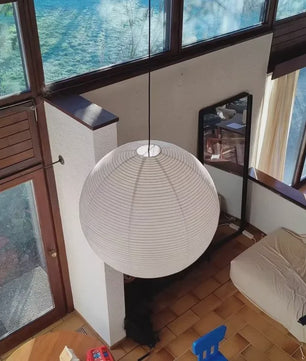 Washi Papier Hanglamp - Sfeervolle Plafondlamp voor Woonkamer & Slaapkamer