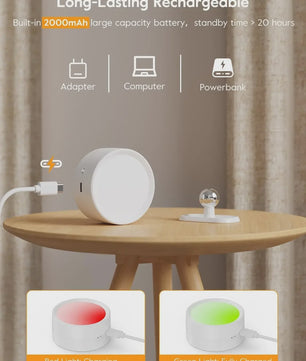 Oplaadbare Magnetische Wandlamp met Afstandsbediening - 360° Draaibaar & Dimbaar