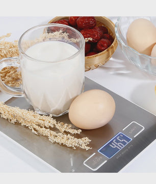 RVS Keukenweegschaal 5kg/1g - Precisie Digitale Voedselweegschaal met LCD Display